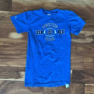 Notre Dame Blue Fighting Irish Rise Above The 2016 Tee size Small